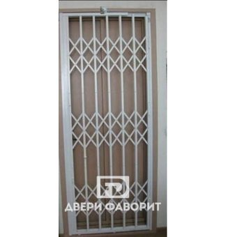 одностворчатая раздвижная решетчатая дверь